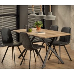 ZI Fiona Dining Table 160cm Oak Antique